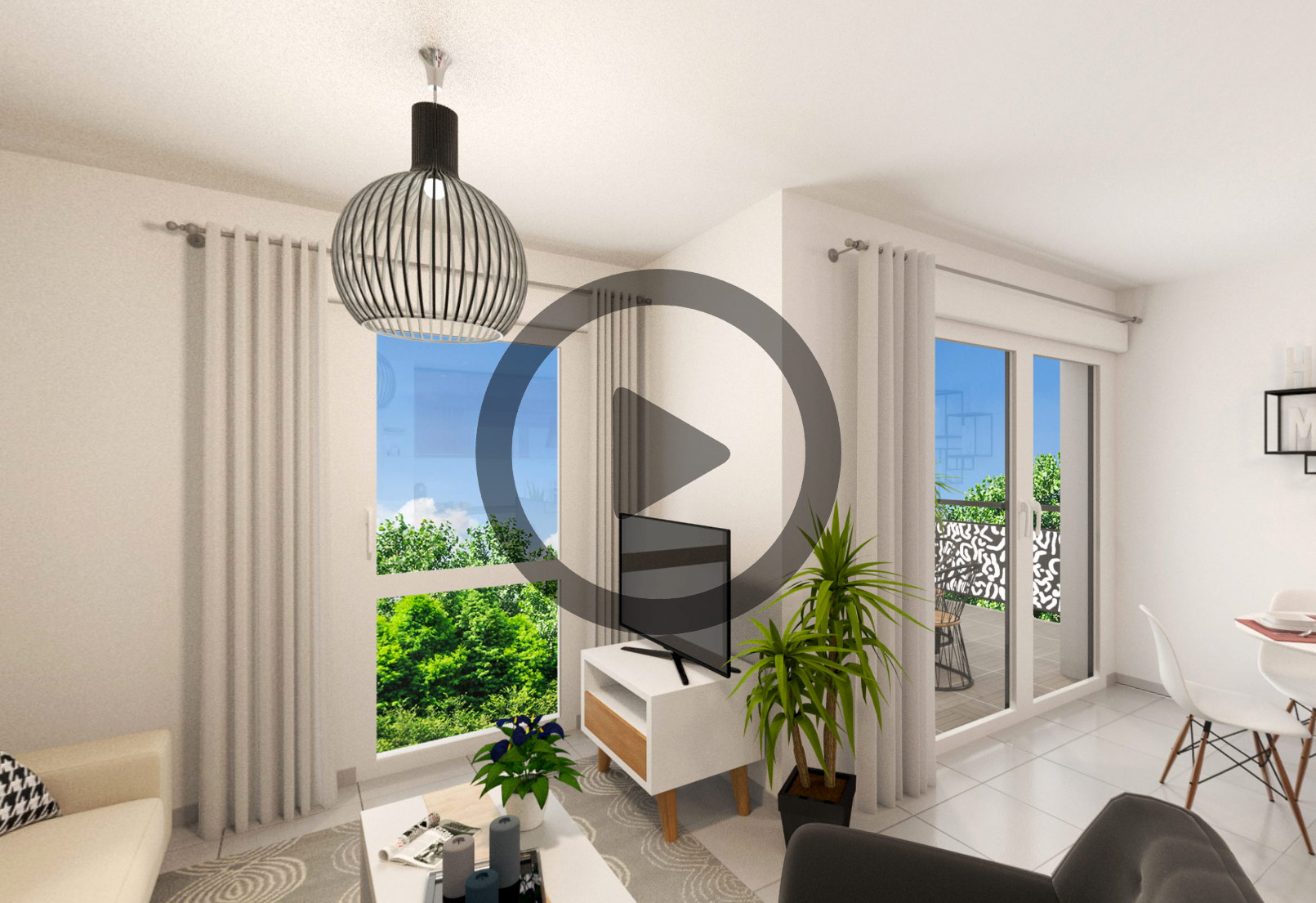 Visite Virtuelle Appartement 2 pièces Cagnes sur Mer