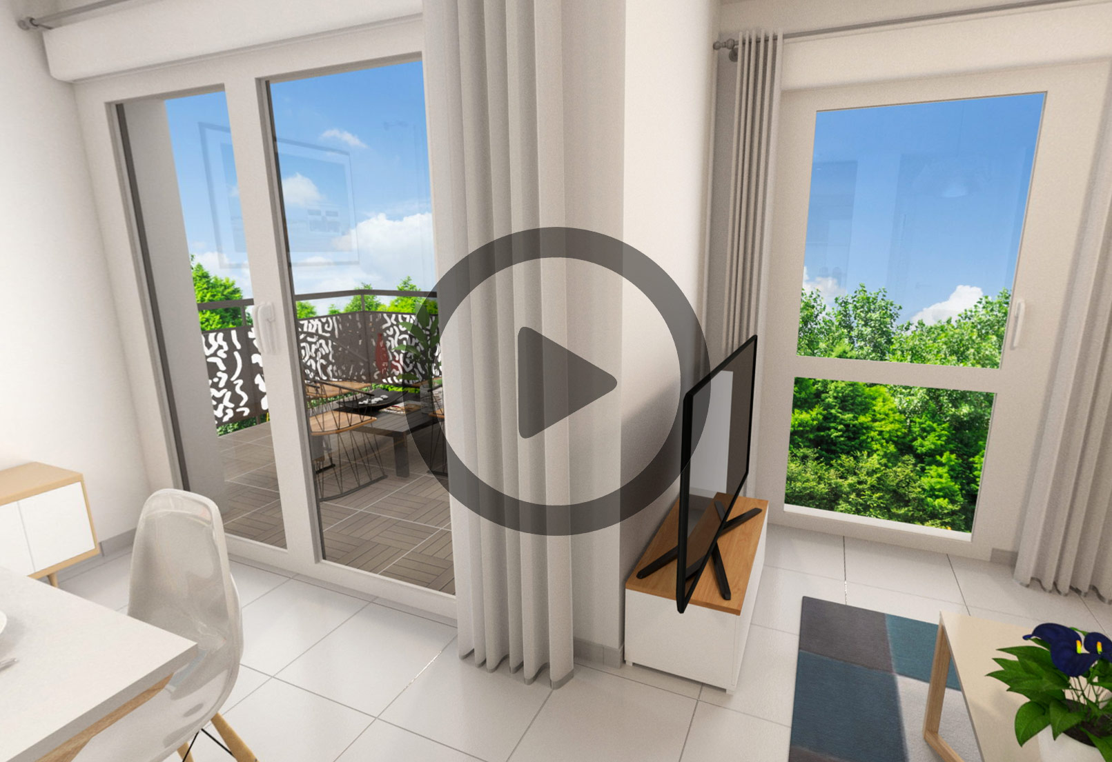 Visite Virtuelle Appartement 3 pièces Cagnes sur Mer